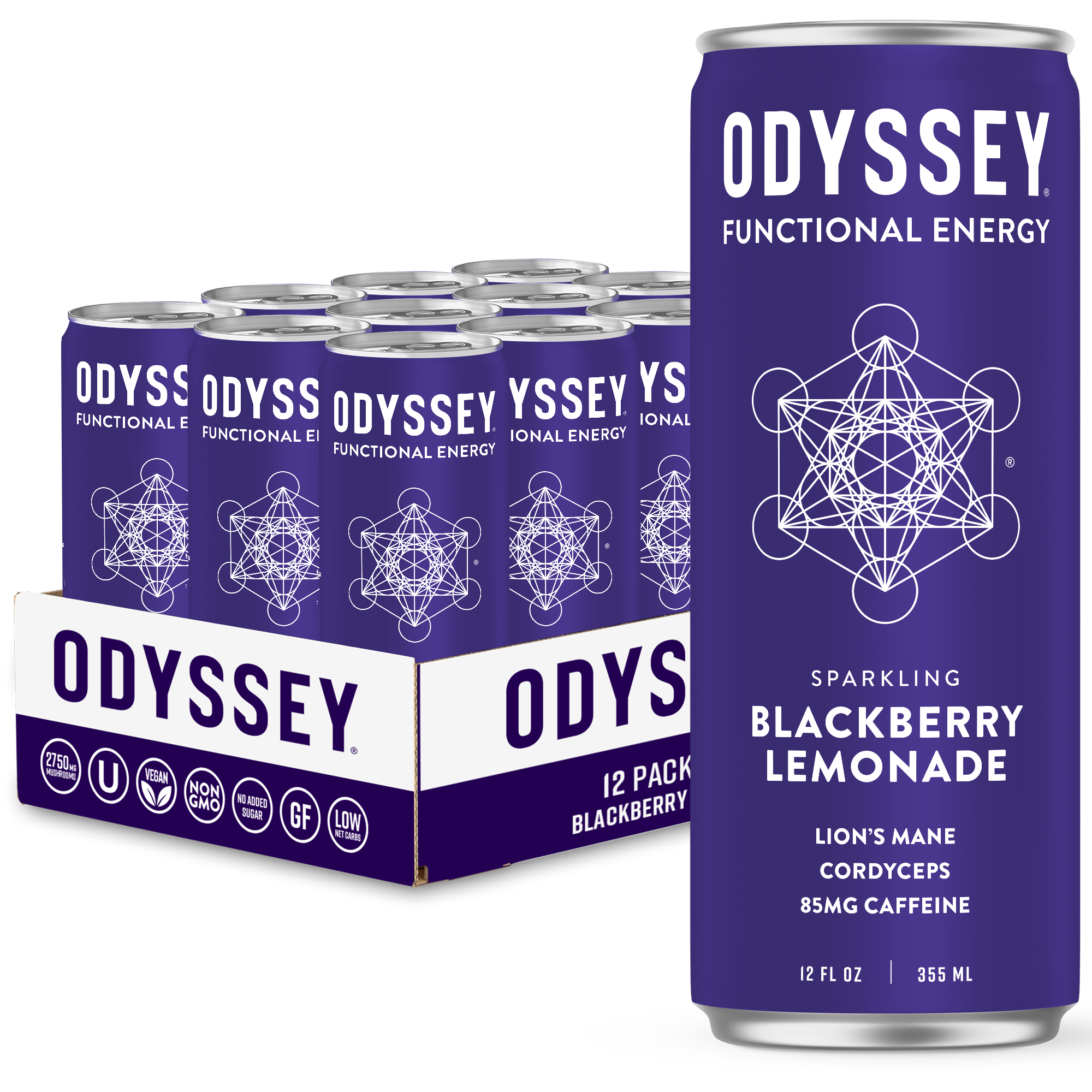 Odyssey Elixir - Blackberry Lemonade - Odyssey Functional Energy (85mg)
