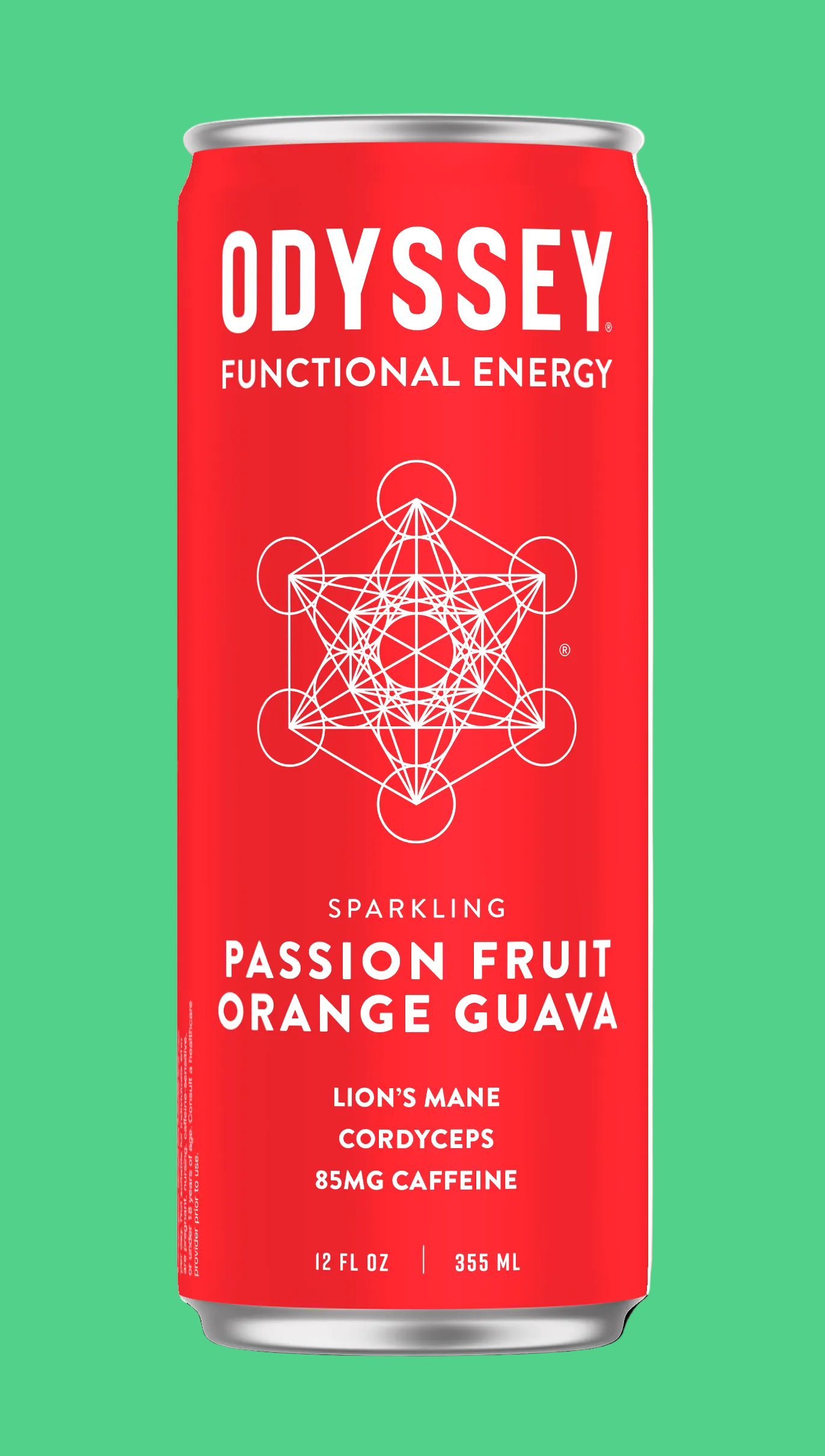 Odyssey Elixir - Passion Fruit Orange/Guava - Odyssey Functional Energy(85mg)